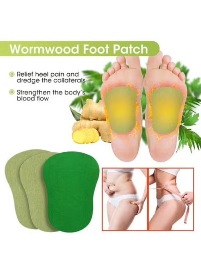 HailiCare 12 Pcs Wormwood Patch, Herbal Foot Therapy Patch Foot Pain Relief PatchLong-Lasting of Muscle and Joint Pain Herbal Patches Combo,Can Effectively Dispel The Body Moisture And Grease,Help You Get Rid O - Image 2